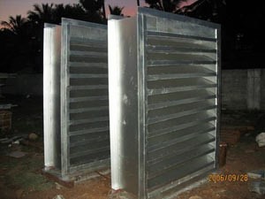 Acoustic Louvers for Generator